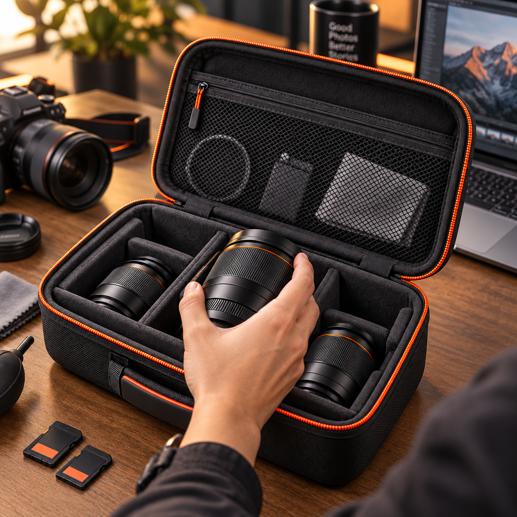 Orvaxio Lens Storage Case - detail view 1