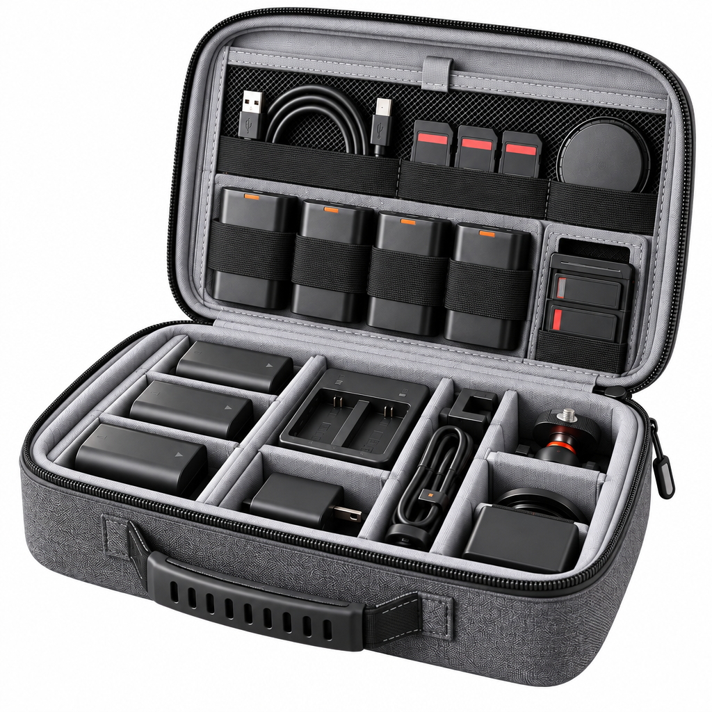 Orvaxio Camera Battery & Accessory Storage Case - detail view 2