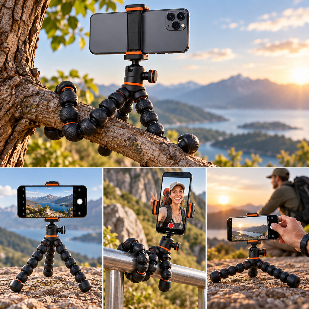Orvaxio Flexible Tripod Stand - detail view 2