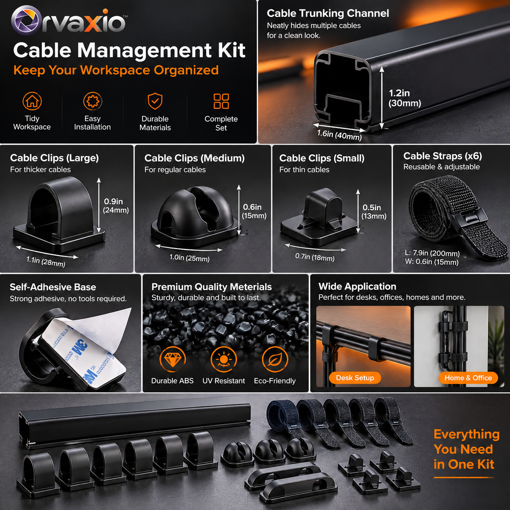 Orvaxio Cable Management Kit - detail view 2